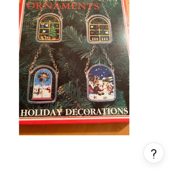 1991 ARTMK vintage stained glass ornaments - Picture 8 of 10